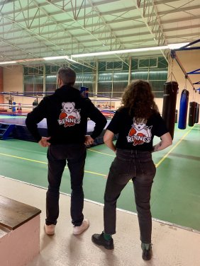 Lot 1 Sweat et 1 T-shirt CPB Boxe (Noirs)